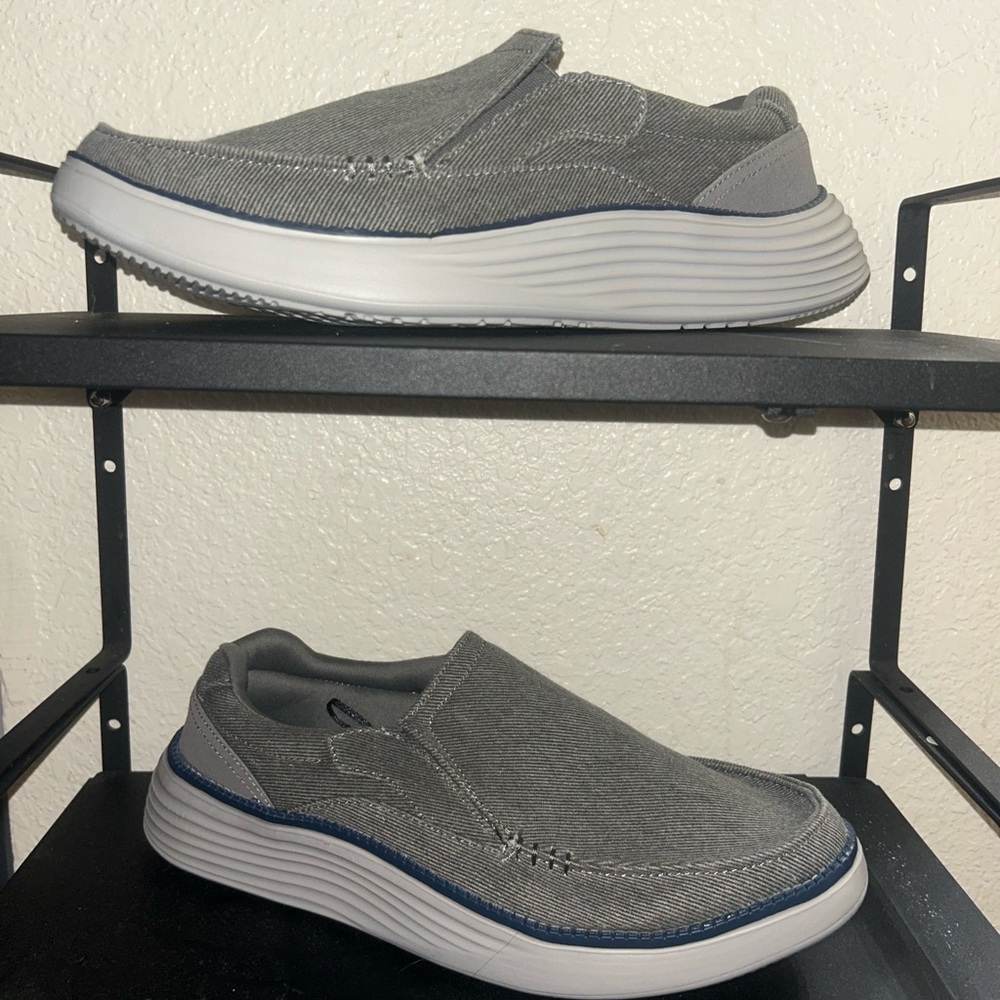 Nautica Men's Gray Slip-On Loafers
